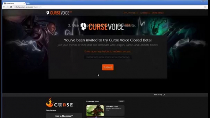 Free Curse Voice Beta Key Generator + téléchargement