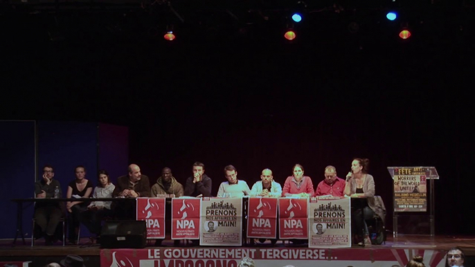 NPA 3° Fête Anticapitaliste. 3 mai 2014. Meeting international avec Olivier Besancenot.