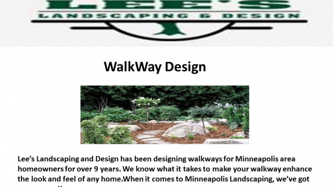 Lee's Landscaping & Design, Inc Minnesota Landscaping Ideas