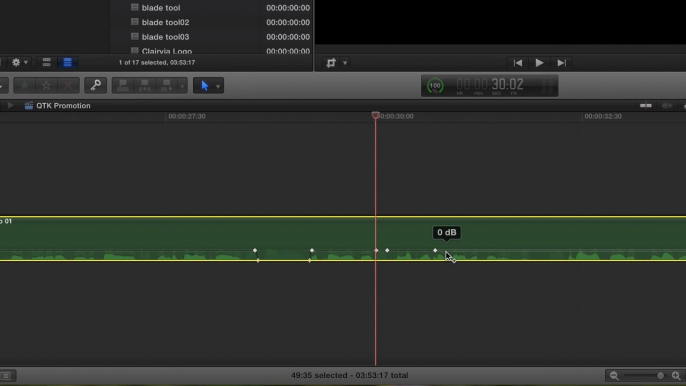 Automatic Audio Keyframes in Final Cut Pro X