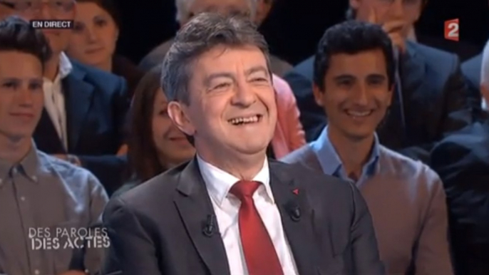 J.-L. Mélenchon à "Des paroles et des actes" sur France 2 le 22/05/2014