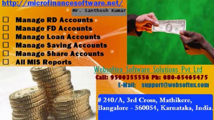 Microfinance Software, NBFC Software, Loan Software, Banking Software, RD FD Software, NGO Microfinance Software, NBFC Software