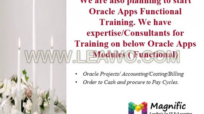 ORACLE APPS TECHNICAL ONLINE TRAINING IN CANADA