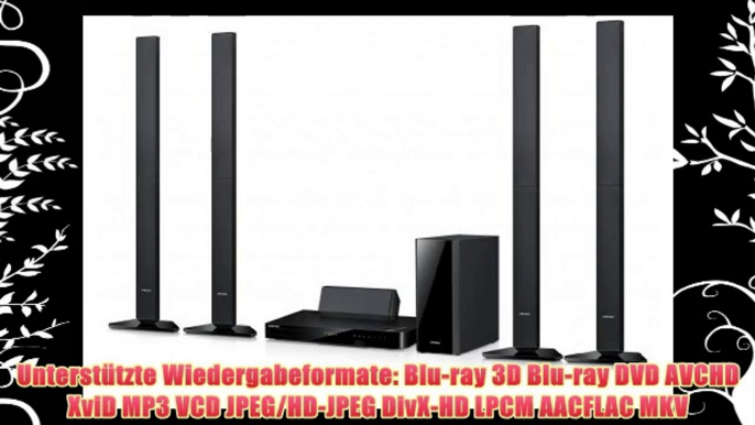 Samsung HT-F5550 5.1 3D-Blu-ray-Heimkinosystem (1000 Watt 3D Sound Plus WiFi ready Smart Hub)