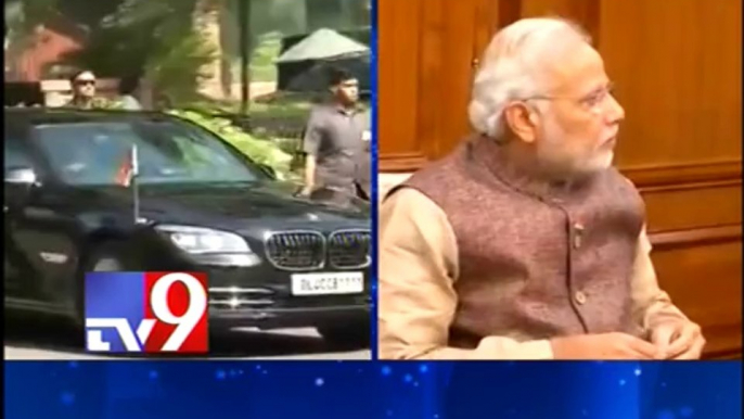 Prime Minister Narendra Modi takes charge at PMO