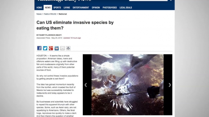 Eating Invasive Species Could Be Key to Controlling Populations