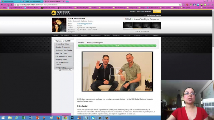 Six Figure Mentors | Training # 1 Get Started Module Overview