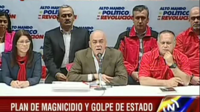 (Vídeo) Rueda de prensa del Alto Mando Político de la Revolución (1/6)