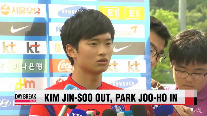 Kim Jin-soo out, Park Joo-ho in