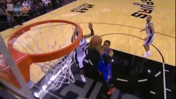 Russell Westbrook Super Dunk vs San Antonio Spurs Game 5 NBA Playoffs 2014