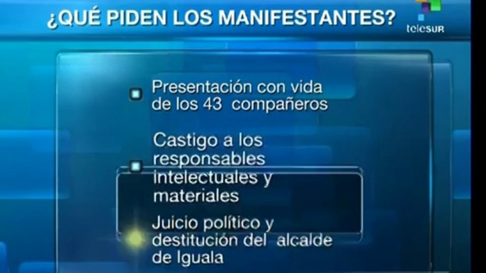 México: normalistas de Ayotzinapa demandan justicia