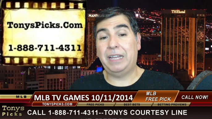 Free Major League Baseball Betting Picks Saturday Previews 10-11-2014