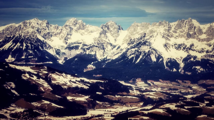 Kitzbuhel, Austria. Time lapse, 2014.