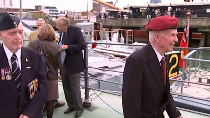 British and US veterans mark D-Day in Portsmouth