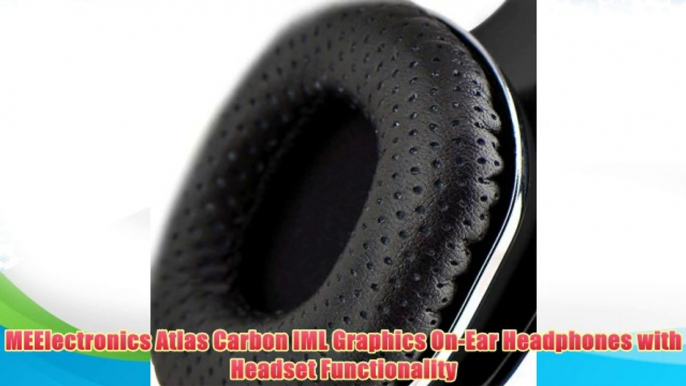 Best buy MEElectronics Atlas Carbon IML Graphics On-Ear Headphones with Headset Functionality,"