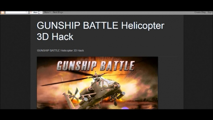 Gunship Battle Helicopter 3D Hack Tool [Latest]