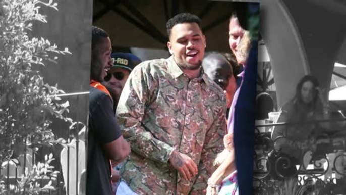 Chris Brown Celebrates his Freedom from Jail