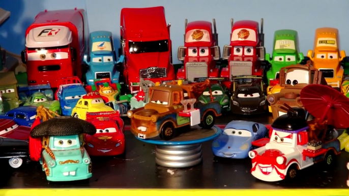 Pixar Cars Lightning McQueen introducing Waiter Mater, a new Mater for our collection of Maters