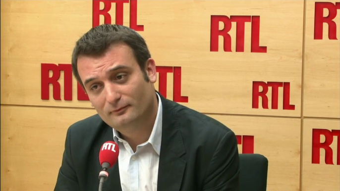 Florian Philippot fustige "le show-biz qui croule sous le fric"