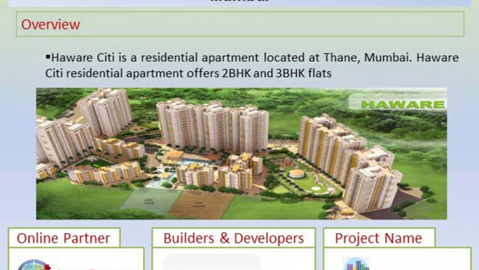 Haware Citi by Haware Engineers & Builders Pvt. Ltd at Thane, Mumbai.