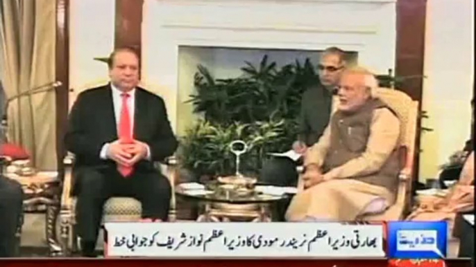 Dunya News - Modi replies to PM Nawaz' letter, condemns Karachi airport attack