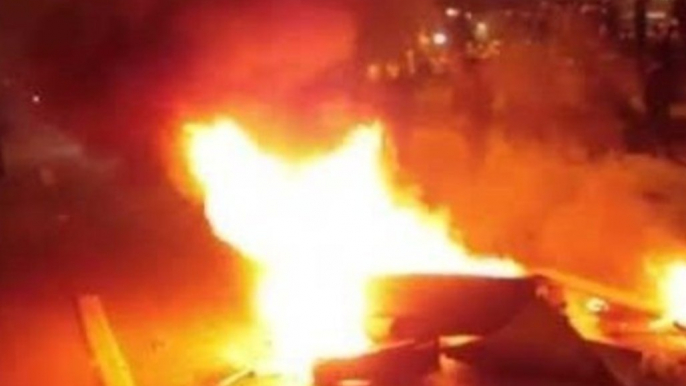 Protesters Burn Barricades in São Paulo