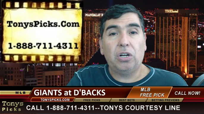 Arizona Diamondbacks vs. San Francisco Giants Pick Prediction MLB Odds Preview 6-20-2014