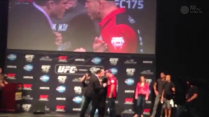 Wanderlei Silva, Chael Sonnen get heated