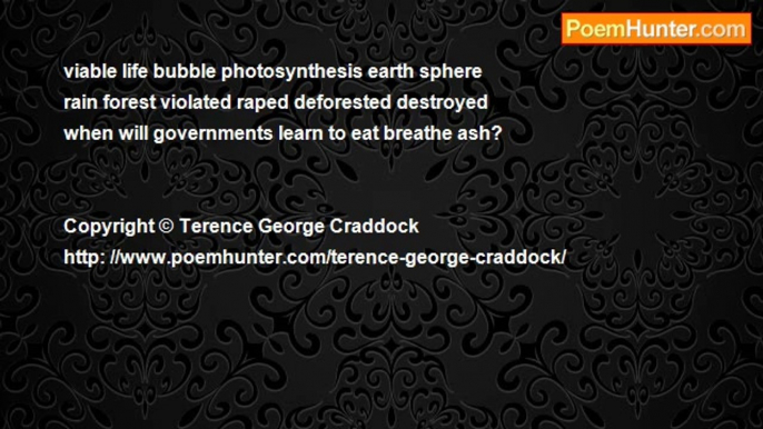 Terence George Craddock (Spectral Images and Images Of Light) - Photosynthesis Earth Sphere