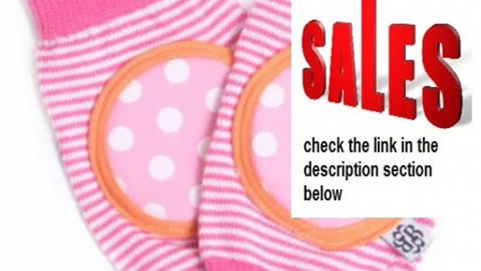 Cheap Deals Bella Tunno Happy Knees Baby Knee Pads, Pink Lemonade Review