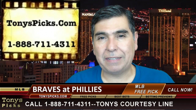 MLB Betting Line Odds Philadelphia Phillies vs. Atlanta Braves Pick Prediction Preview 6-29-2014