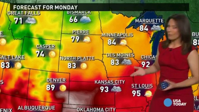 Monday's forecast: As hot as it can get!