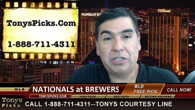 MLB Pick Milwaukee Brewers vs. Washington Nationals Odds Prediction Preview 6-24-2014