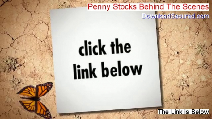 Penny Stocks Behind The Scenes Download Free (penny stocks behind the scenes)