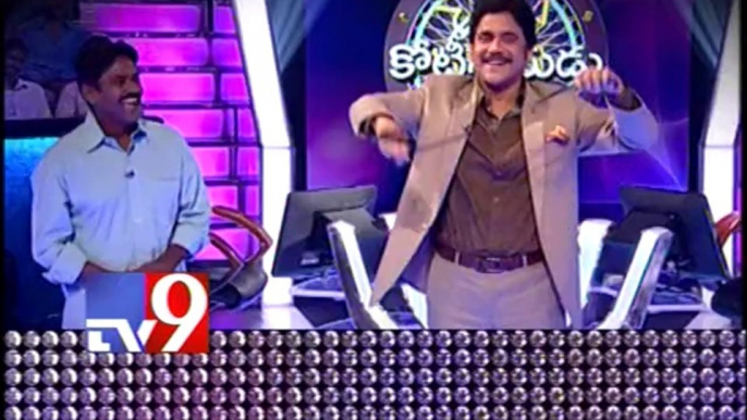 Nagarjuna shares Meelo Evaru Koteeshwarudu success with Tv9