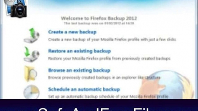 Download ZebNet Firefox Backup 2012 3.0 Serial Key Generator Free