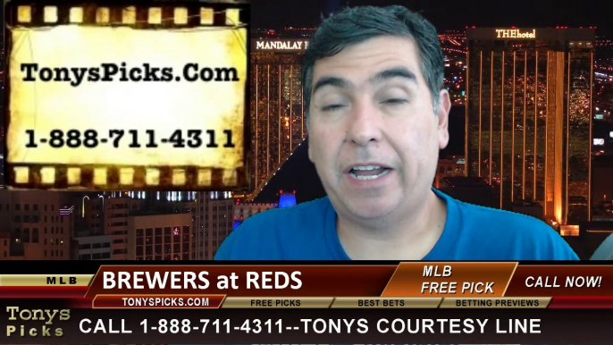 MLB Betting Line Odds Cincinnati Reds vs. Milwaukee Brewers Pick Prediction Preview 7-6-2014