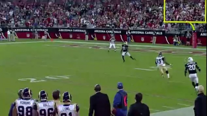 patrick peterson 99 yd punt return touchdown vs rams