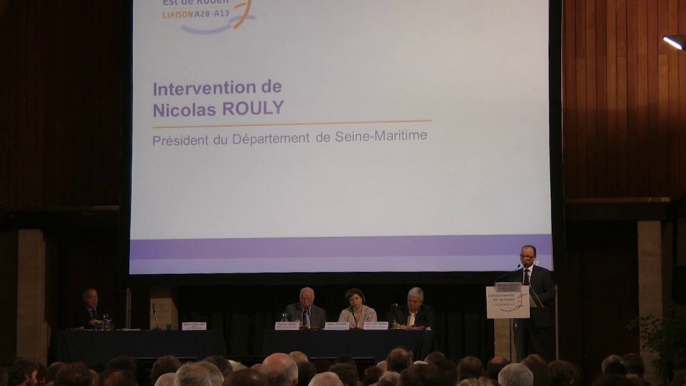 Contournement Est de Rouen - liaison A28-A13 - Ouverture à Rouen - 4 - Nicolas Rouly, Président du Département de Seine-Maritime