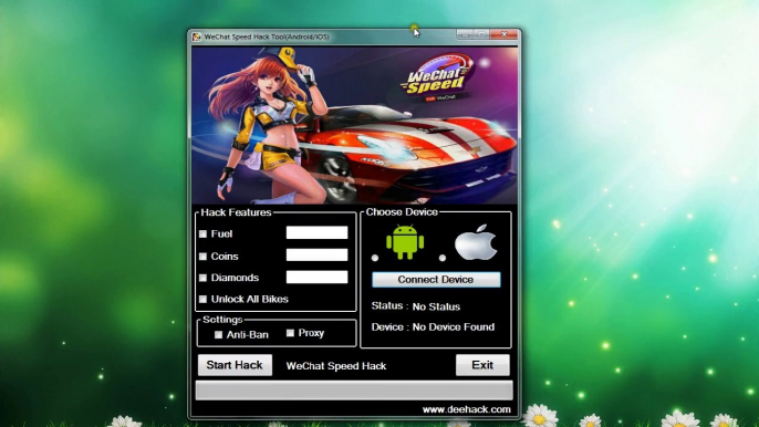 WeChat Speed Hack Tool Cheats [Diamonds + Coins + Lives + All Cars][iOS & Android]