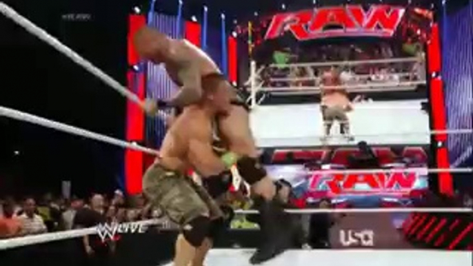 WWE Raw 7/14/2014 -  John Cena,roman Reigns,Dean Ambrose vs Seth Rollins,Randy Orton & Kane