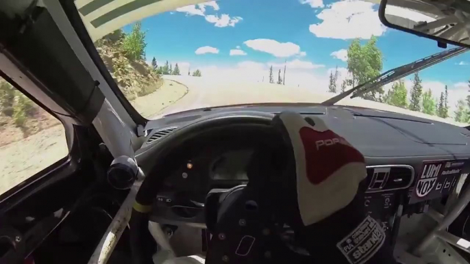 Jeff Zwart Pikes Peak Run, 2014 - Porsche 911 Cup Turbo