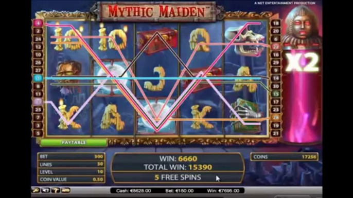La slot machine Mythic Maiden di Netent Gratis su Trucchislotmachinebar.com