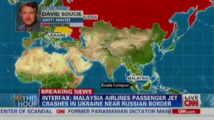 Breaking:- Malaysia Airlines Plane Crashes in Ukraine