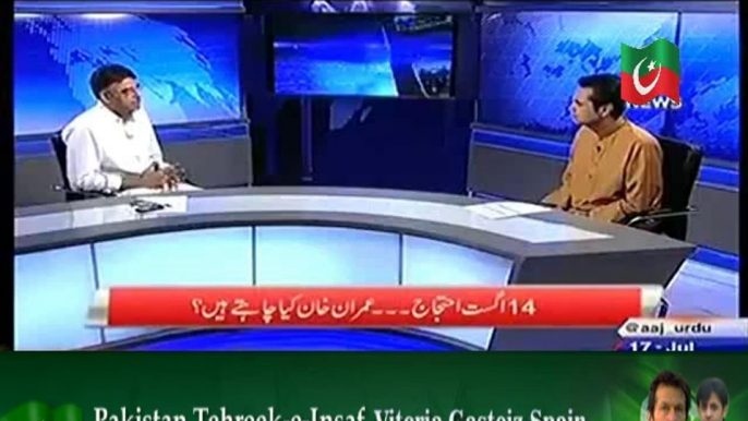 Live with Talat (Exclusive Interview With Asad Umar) – 17th July 2014