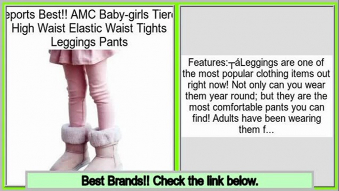 Consumer Reports AMC Baby-girls Tiered High Waist Elastic Waist Tights Leggings Pants