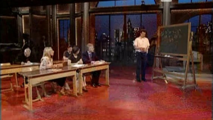 Die Harald Schmidt Show - 1263 - 2003-06-20 - Mathe-Stunde, Harald auf Rollerblades