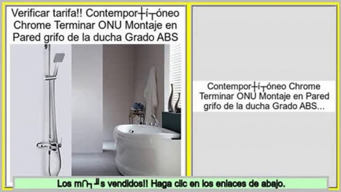 Las mejores ofertas de Contemporš¢neo Chrome Terminar ONU Montaje en Pared grifo de la ducha Grado ABS