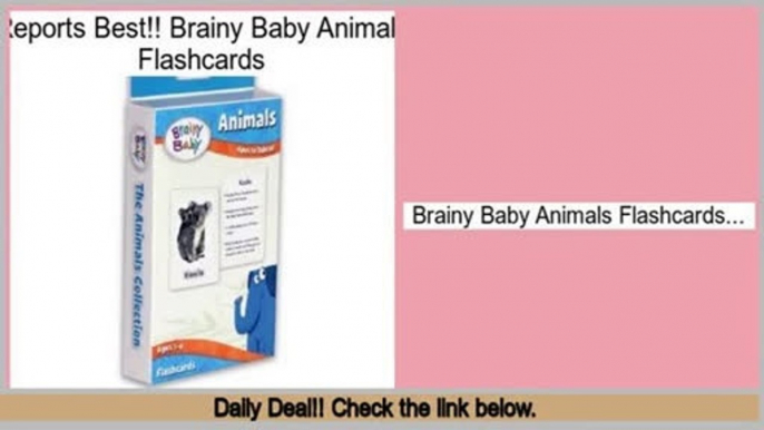 Reports Best Brainy Baby Animals Flashcards