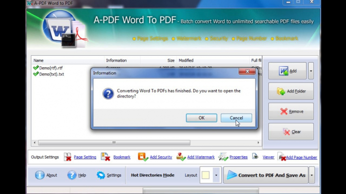 word rtf, txt to pdf converter - convert word 2000, 2003, 2007 to pdf